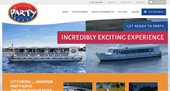 Desktop Screenshot of houstonpartyboats.com